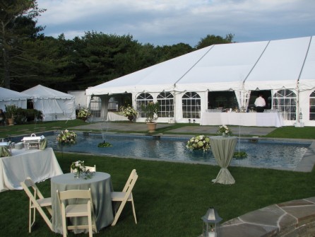 Beautiful event tent by New York Tent Company in Water Mill