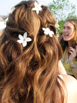 Bridesmaid's Hair Florals