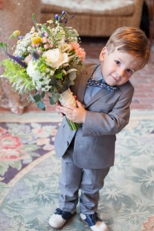 The cutest ring bearer we ever did see