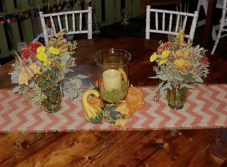 Farm decor table