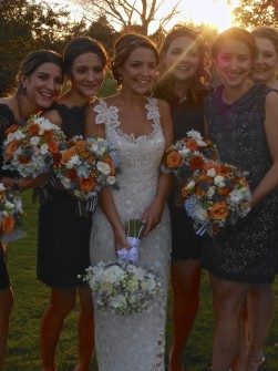 The ladies at the wedding