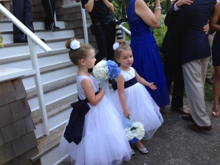 Another photo of the adorable flower girls