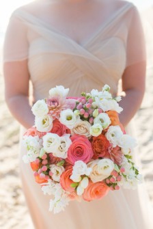Corals and Creams for the Bouquet